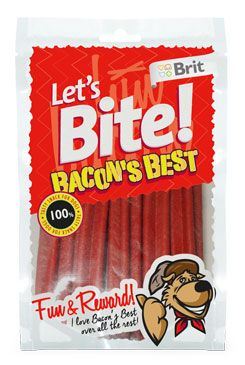 Brit pochoutka Let's Bite Bacon's Best 105g