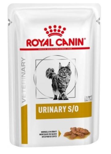 Royal Canin VD Feline Urinary S/O Pouch in Gravy 12x85g
