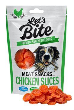 Brit Let's Bite Meat Snacks Chicken Slices 80g