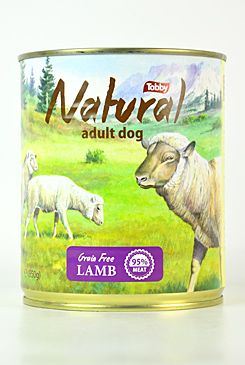TOBBY konzerva Natural Lamb 850g