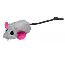 Plyšová myška s pevným středem a catnipem 5 cm (6ks/bal.)