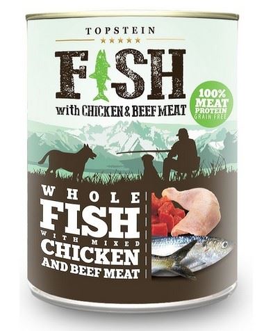 Topstein Fish with Chicken & Beef Meat 800g
