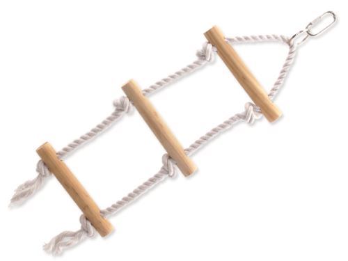 Žebřík BIRD JEWEL provazový + dřevěné příčky 40 cm 1ks