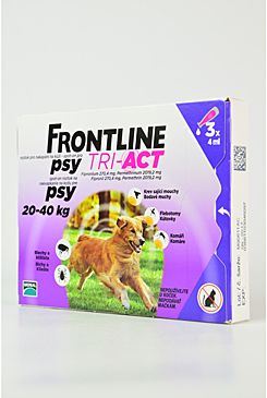 Frontline Tri-Act pro psy Spot-on L (20-40 kg) 3 pip