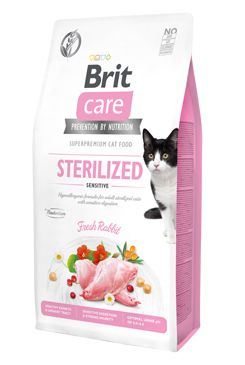 Brit Care Cat GF Sterilized Sensitive 2 balení 7kg