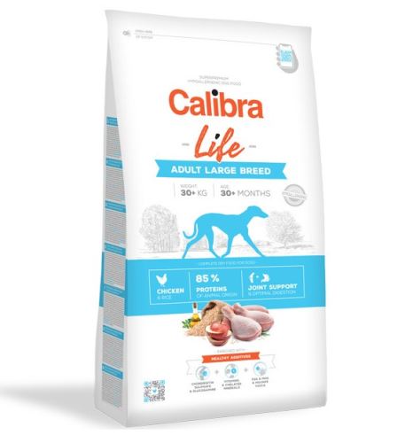 Calibra Dog Life Adult Large Breed Chicken 2 balení 12kg