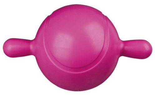 Míč s čudlíky, růžový, plovoucí termoplast.guma (TRP) 22 cm