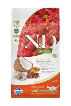 N&D Quinoa CAT Skin & Coat Herring & Coconut