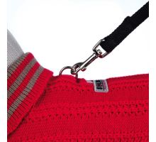 Pletený svetr s rolákem PIAVE červený