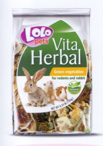 LOLOPets VITA HERBAL zeleninové plátky 150 g