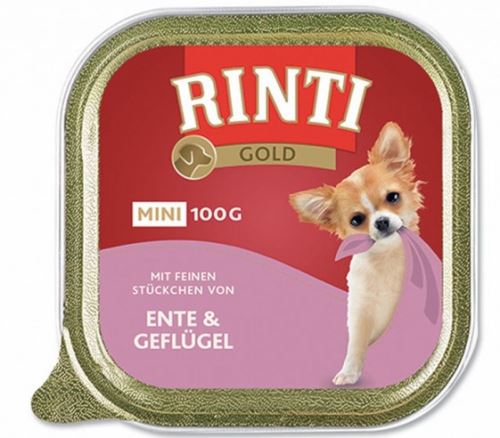 Rinti Dog Gold vanička kachna + drůbež 100g