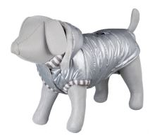 Lesklá bundička DOG PRINCE štříbrná