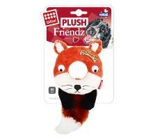 Hračka pes GiGwi Plush Friendz liška s gumovým krouž.
