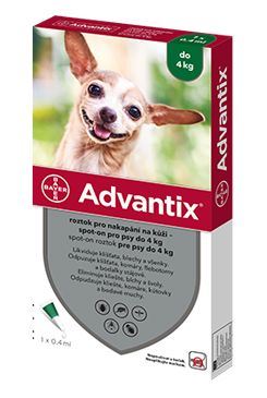 Advantix pro psy spot.on.do 4kg 1x0.4ml