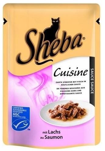 Sheba kapsa Cuisine losos ve šťávě 85g