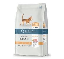 QUATTRO Cat Dry Premium all Breed Kitten Drůbež 1,5kg