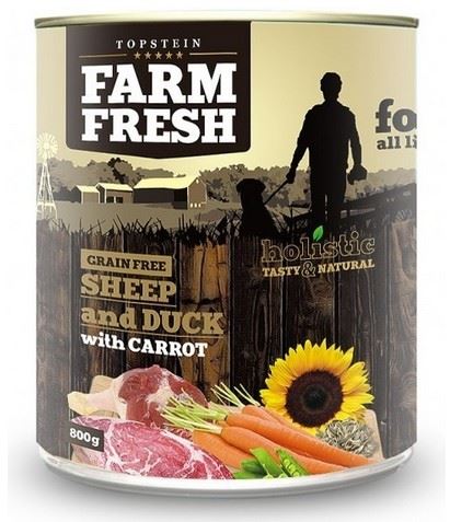 Topstein Farm Fresh Sheep and Duck with Carrot 800g