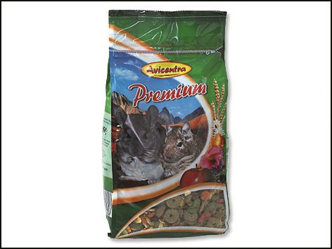 Krmivo AVICENTRA premium činčila + osmák 850g