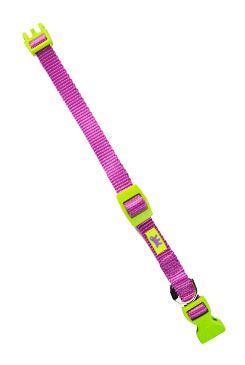 Obojek nylon CLUB C 44cmx15mm světle fialový 1ks