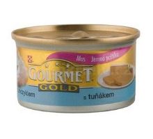 Gourmet Gold konzerva kočka jemná paštika tuňák 85g