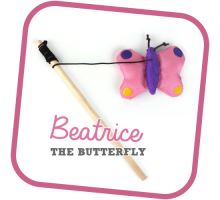 Beco Cat Nip hůlka - Motýl Beatrice