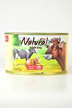 TOBBY konzerva Natural Beef 405g
