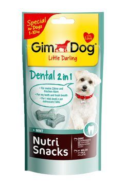 GIMDOG Nutri Snack Dental 2v1 mini kostičky 40g