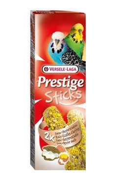 VERSELE-LAGA Prestige Sticks pro andulky Egg&oystershell 2x30g