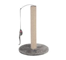 Škrabadlo sloupek s hračkou šedá 48cm Zolux