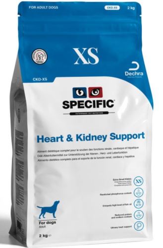 SPECIFIC CKD-XS Heart & Kidney Support XS kibbles 2kg