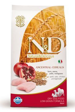 N&D Low Grain DOG Adult Mini Chicken & Pomegranate 2,5kg