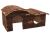 Domek SMALL ANIMAL Kaskada dřevěný s kůrou 43 x 28 x 22 cm 1ks