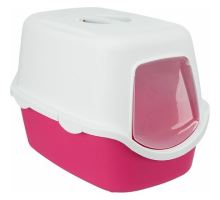 WC VICO kryté s dvířky, bez filtru 56 x 40 x 40 cm, růžová/bílá