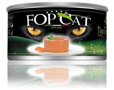 Vyřazeno FOP konzerva Mousse Cat krocan - 85g