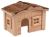 Domek SMALL ANIMAL dřevěný jednopatrový 20,5 x 14,5 x 12 cm 1ks