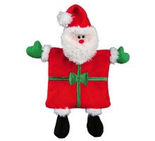 Vánoční plyšový Santa/Sob stromeček/dáreček se zvukem 30 cm