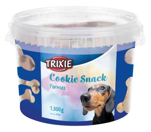 Cookie Snack Farmies v plastovém kyblíku 1300g