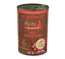 Fitmin dog Purity tin konzerva beef&amp;liver 400g