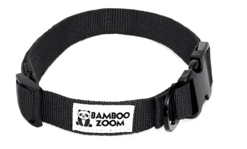 Bamboo Zoom Obojek pro psy černý