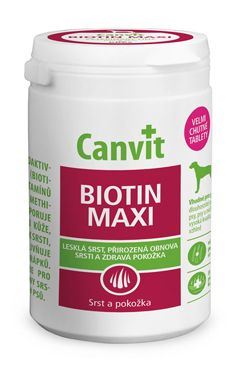 Canvit Biotin Maxi pro psy 500g