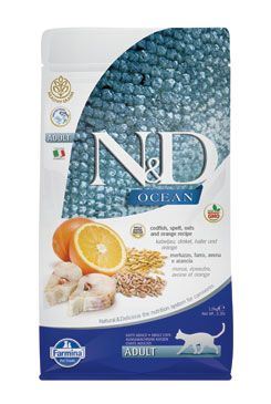 N&D OCEAN CAT LG Adult Codfish & Orange