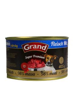 GRAND konzerva Superpremium pes směs droby 405g