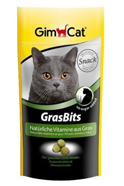 Gimcat Gras Bits Tablety s kočičí trávou 40g