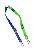 Rozdvojka nylon TWIN Color 20/50 20mmx L33-50cm mix FP