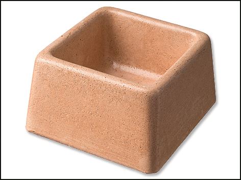 Miska betonová čtvercová 1ks