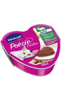 Vitakraft Cat Poésie konzerva želé zvěř.,brusinka 85g