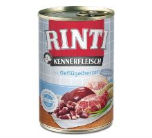 Rinti Dog konzerva drůbeží srdíčka 400g