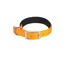 Obojek pes SOFT NYLON oranžový 25mm/65cm Zolux