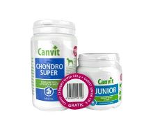 Canvit Chondro Super 230g+Canvit Junior pro psy 100g