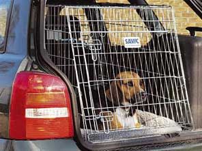Klec Dog Residence mobil do auta 76x 53x61cm
